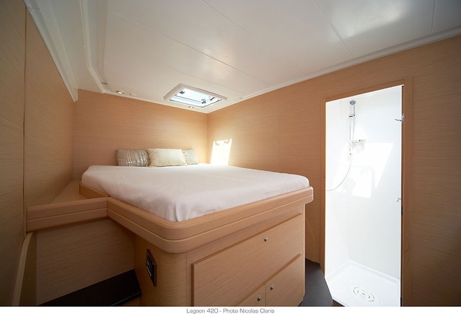 Lagoon 420 berths © Whitsunday Rent A Yacht Shute Harbour QLD http://www.rentayacht.com.au